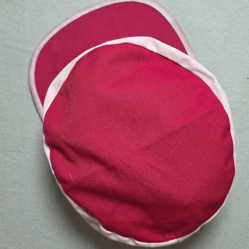 Vintage 80's Van Halen Red and White Painters Cap - Picture 7 of 8